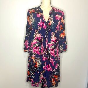MAEVE FLORAL PLEATED DRESS